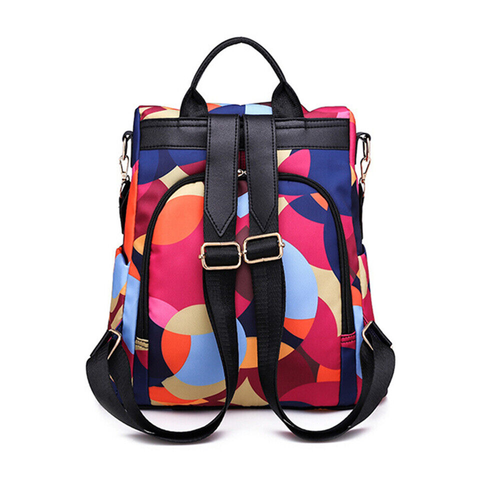 Anti-Theft Waterproof Backpack Women Purse Shoulder Rucksack Oxford Travel Bag 24Hr Smart